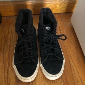 Vans SK8 Hi Zip MTE in Black Fleece